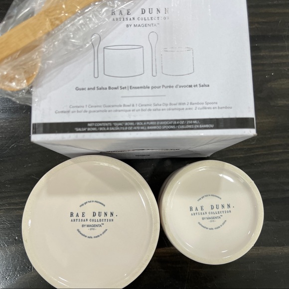 NWT Rae Dunn Guac and Salsa Bowl Set - Picture 3 of 5